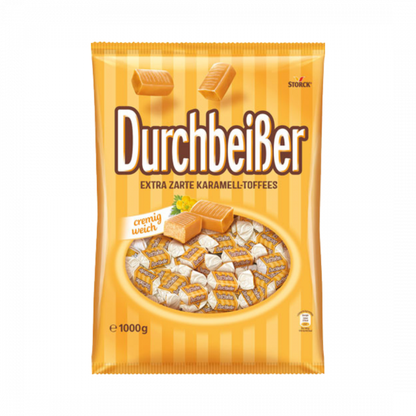 Storck Durchbeisser Karamell-Toffees, 1kg Packung